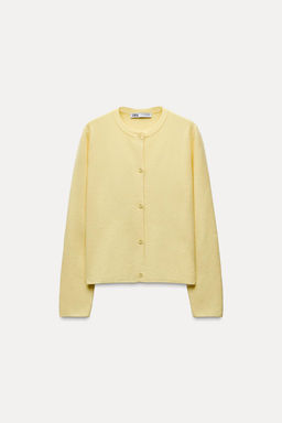 PLAIN KNIT CARDIGAN - Zara фото 3