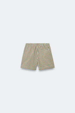 2-14 A?OS/ BERMUDA CUADRO VICHY LIMITED EDITION / Turquesa - Zara фото 2