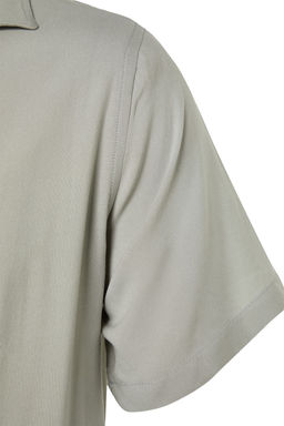 Gri Regular Fit Apas Yaka %100 Viskon Yazl?k Salas Viskon Gomlek TMNSS20GO0441 - Trendyolmilla фото 7