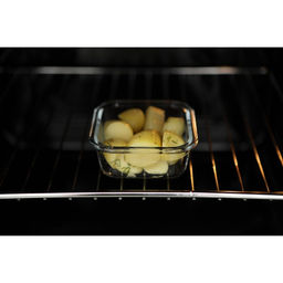 Контейнер Доляна Cook and Freeze, 300 мл, 12×6 см, с крышкой, жаропрочное стекло, цвет МИКС