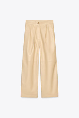 100% LEATHER BALLOON TROUSERS ZW COLLECTION