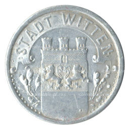 Монета 10 пфеннигов 1920 года Германия  Нотгельд (Виттен)