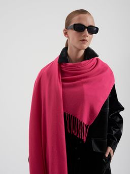 В составе шерсть! Палантин двусторонний