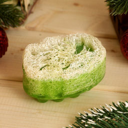 Массажное мыло с люффой Сосновый бор 100 г - Добропаровъ фото 3