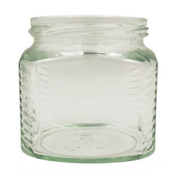 Банка стеклянная (под твист-офф 82мм) 0.39л квадратная