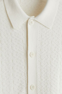 Camisa en punto texturizado Regular Fit - H&m фото 3