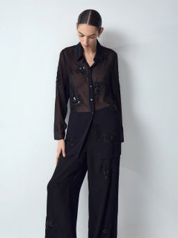 ЕМКА / Брюки с узором из бисера - Emka фото 3