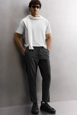 COLOUR BLOCK TECHNICAL TROUSERS - Zara фото 6