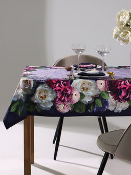Набор кухонный «Этель. Цветочный этюд»: скатерть 110×150 см, салфетки 40×40 см, 4 шт., 100% хлопок