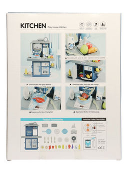 Игровой набор" Кухня" 22 предмета, вода из крана, 46 см