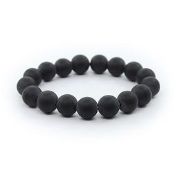 Браслет "Классика" 12мм шунгит