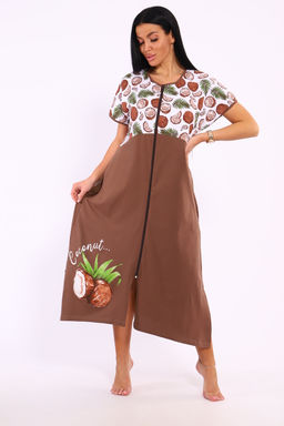 Халат на молнии Кокос