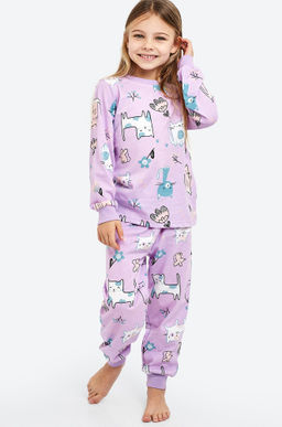 Хлопковая пижама для девочки Happyfox