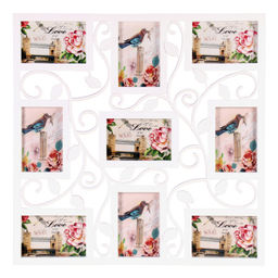 Фоторамка коллаж 53х53 см листья / Y3309-1 /уп 12/9 фото белая - ГалеонТрейд фото 3