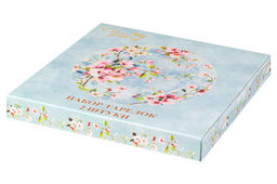 Набор тарелок 2 пр. 26*26*2 см Яблоневый цвет на голубом NEW BONE CHINA - Elan gallery фото 11