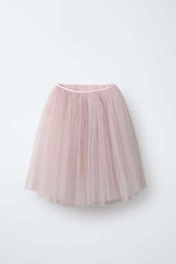 MULTI-LAYERED LONG TULLE SKIRT