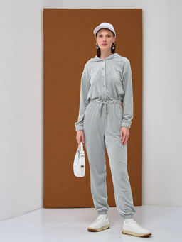 Комбинезон из велюра - Tantino фото 2