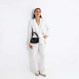 Сумка-багет на молнии, цвет чёрный - Simaland фото 9