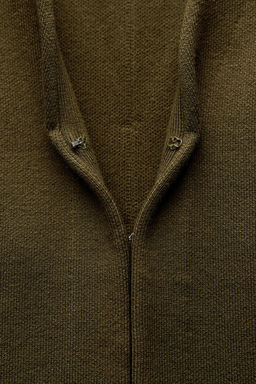 FITTED WAIST PLAIN KNIT JACKET - Zara фото 7