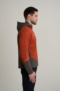 Куртка софтшелл Оранжевый ANTA RUNNING Knit Track Top фото 3