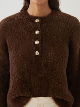 Bisiklet Yaka Kad?n Triko Kazak