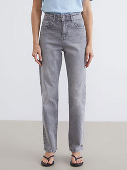 Mom Fit Kad?n Jean Pantolon