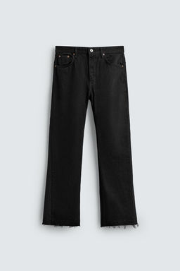 JEANS FLARE FIT ROTOS / Negro - Zara фото 20