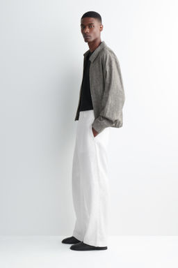 PANTAL?N DE LINO RELAXED FIT STRAIGHT LEG - H&m фото 7