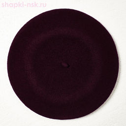 Берет фетр без отделки 11 Берет женский (56-58)