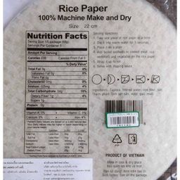 Рисовая бумага для роллов Модель: Ricepaper Вес брутто:400.00 г