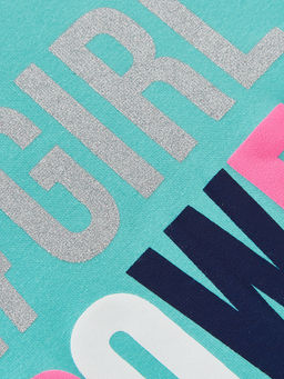 Платье для девочки UD 6346 бирюза - Mini maxi фото 7