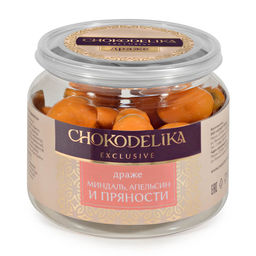 Драже Миндаль, апельсин и пряности 120 гр