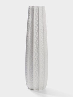 Ваза напольная керамика "Тиаго" 57х14 см, белый