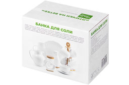 Банка д/соли 15,5*10*14,5 см 500 мл Птички на ветке + деревянная ложка + крышка - Elan gallery фото 11