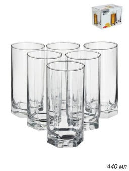 Стаканы 6 штук 440 мл Танго / 42949BFD /уп.8/ - Галеонтрейд фото 2