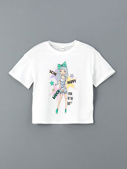 Bisiklet Yaka K?z ?ocuk ?ortlu Pijama Tak?m?