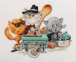 Klart набор для вышивания 8-463 В поисках вкуснятины 24 х 20 см