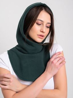 Капор трикотажный малахит, капюшон - Yollochka фото 2