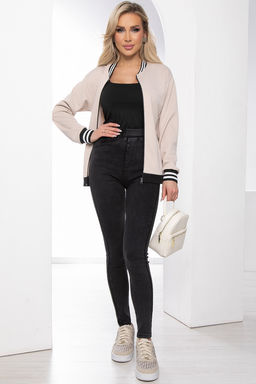 Бомбер Игра со стилем (беж) Б8542 - Lt collection фото 9