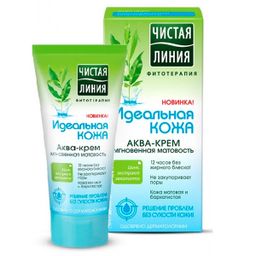 ЧИСТ.ЛИНИЯ д/лица аква-крем Мгновенная матовость Идеальная кожа 50мл