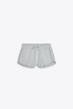 METALLIC THREAD FLEECE SHORTS - Zara фото 5