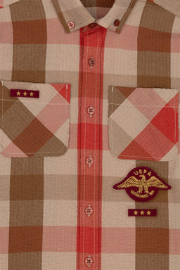 U. S. Polo Assn Рубашка Brick с длинным рукавом для мальчика - U.s. polo assn фото 10