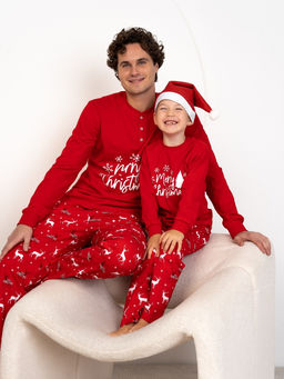 Новогодняя пижама из 100% хлопка