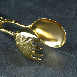 Щипцы для подачи «Рахат золото», h=22 см, цвет золотистый