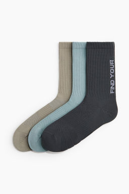 Pack de 3 calcetines de deporte con DryMove - H&m фото 2