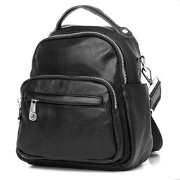 626-2 black, женский рюкзак из экокожи Barcelo Biagi