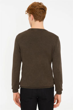 Мужской базовый свитер кокосового цвета - U.s. polo assn фото 3