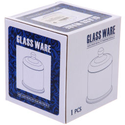 Сахарница стеклянная 550мл "Сладкая мечта" классика