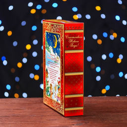 Цена за 5 шт. Коробка картонная Догони Деда Мороза, с игрой, 18 х 5 х 24 см - Simaland фото 9