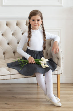 Джемпер детский белый Д-243 (158, 84)